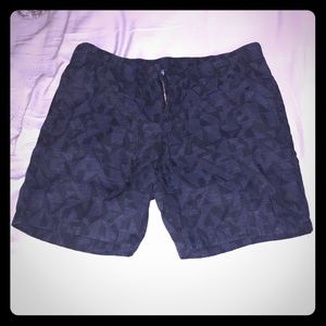 Bonobos Swim Trunks Shorts Mens 34 L Blue Black